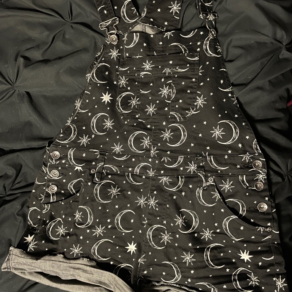 Hot Topic Denim Overalls